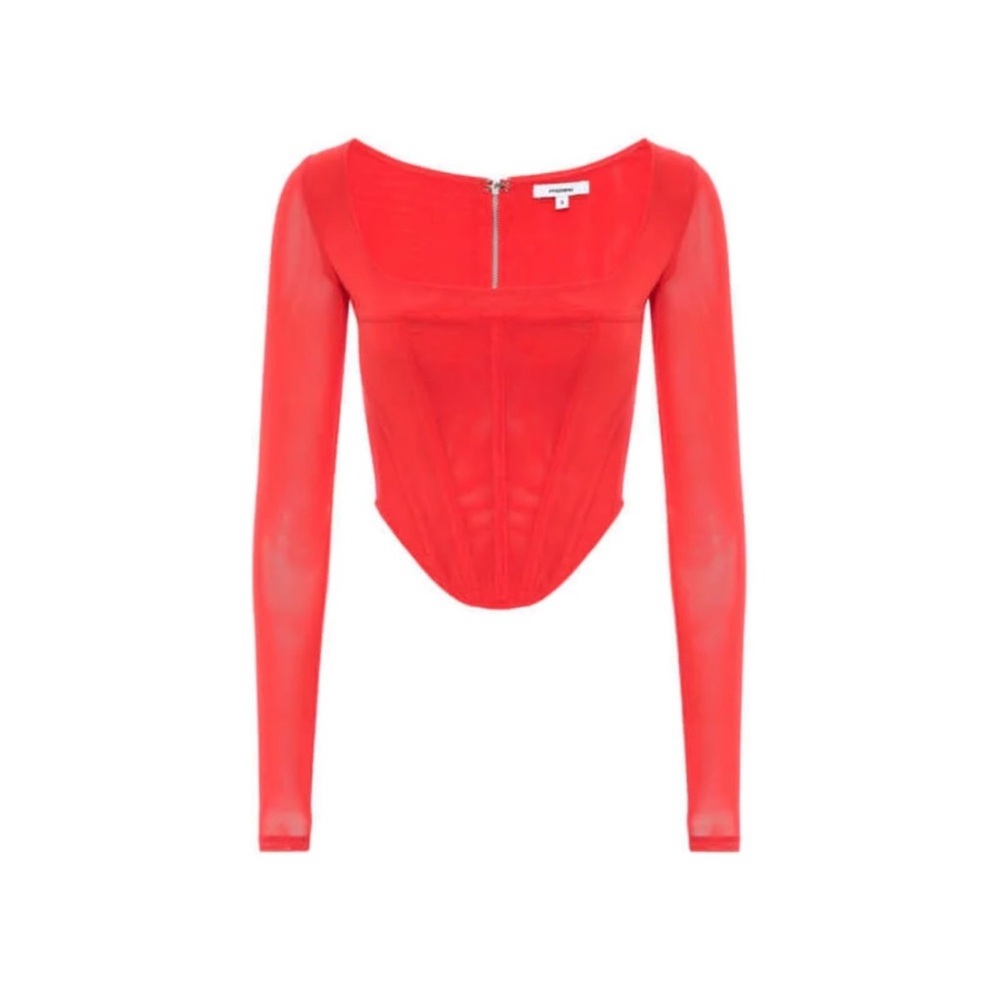 MIAOU Maude corset in red size small